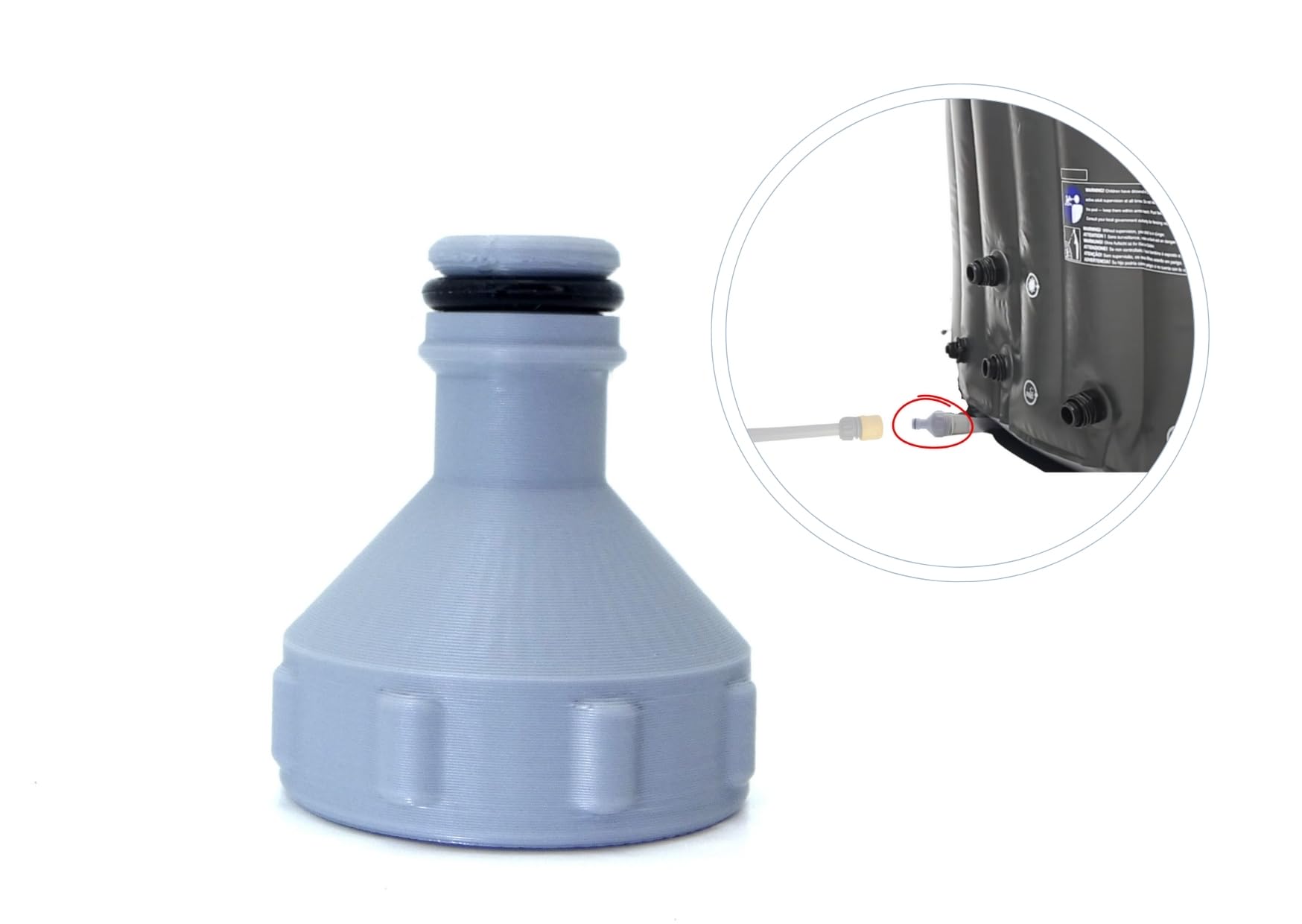Drainage Adapter Compatible with Wave hottub ONLY (only 1 Connector), White - Image 4