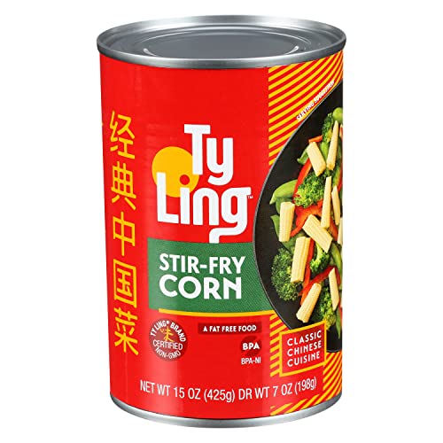 Ty Ling Stir Fry Corn, 15 Ounce Can (Pack of 12)