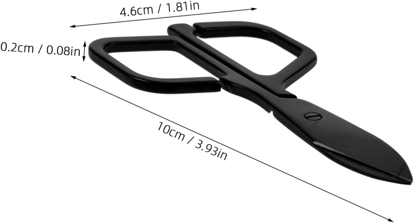 Vaguelly Nose Hair Trimming Scissors Multi-function Grooming Scissors for Men and Women Rounded Tips for Eyebrow and Nose Hair Trimming Portable and Lightweight Design