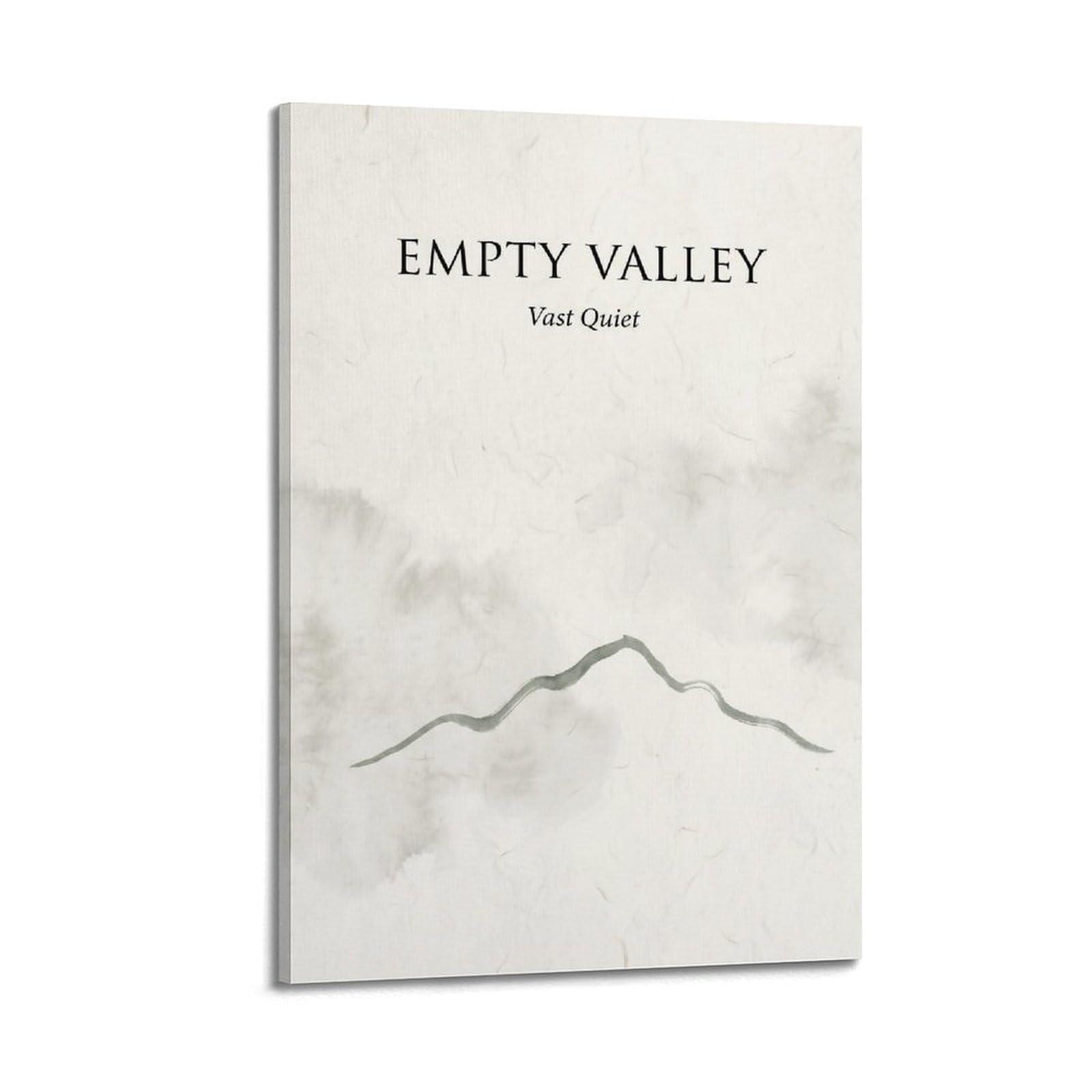 XKUGA Zen Landscape Poster Empty Valley Vast Quiet Mist Meditation Modern Decorative Canvas Prints - Ideal Wall Art for Family, Man Cave, Game Room, Boys & Girls Bedroom 20x30inch(50x75cm)