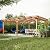 Echo Voyage 12' x 16' Outdoor Wood Pergola, Wooden Patio Pergola Gazebo for Climbing Plant Support, Garden,Brown
