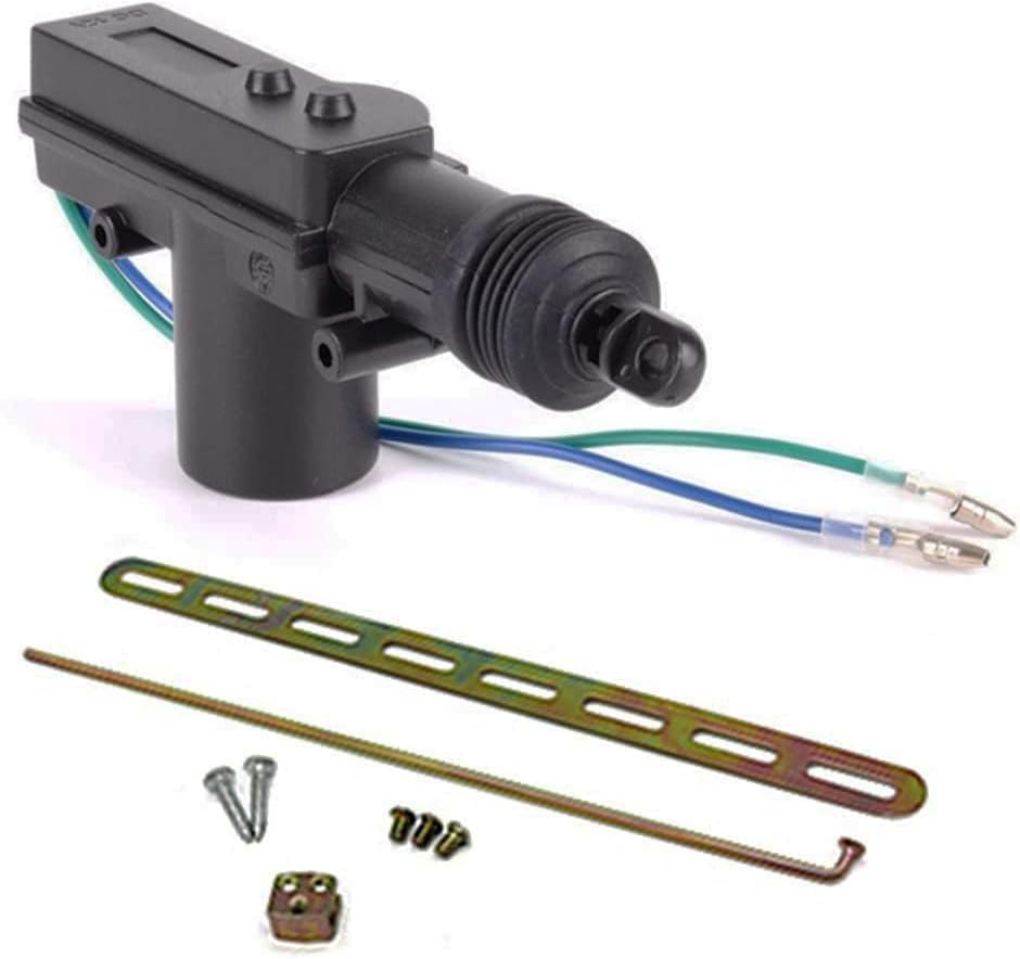ARtray Door Lock Motor Actuator Kit Keyless Entry Actuator Kit with Central Locking System Central Door Lock Universal DC 12V 2-Wire Auto Door Lock Motor Car Security