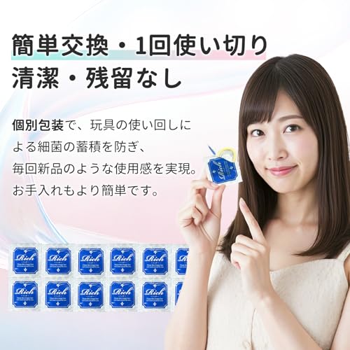 ISO認証【タイ製】大人のおもちゃ用 コンドーム バイブ用【お徳用パック 144枚セット】 潤滑ゼリー付き 業務用コンドーム まとめ買い 柔らかく滑らか 普通サイズ - 画像4