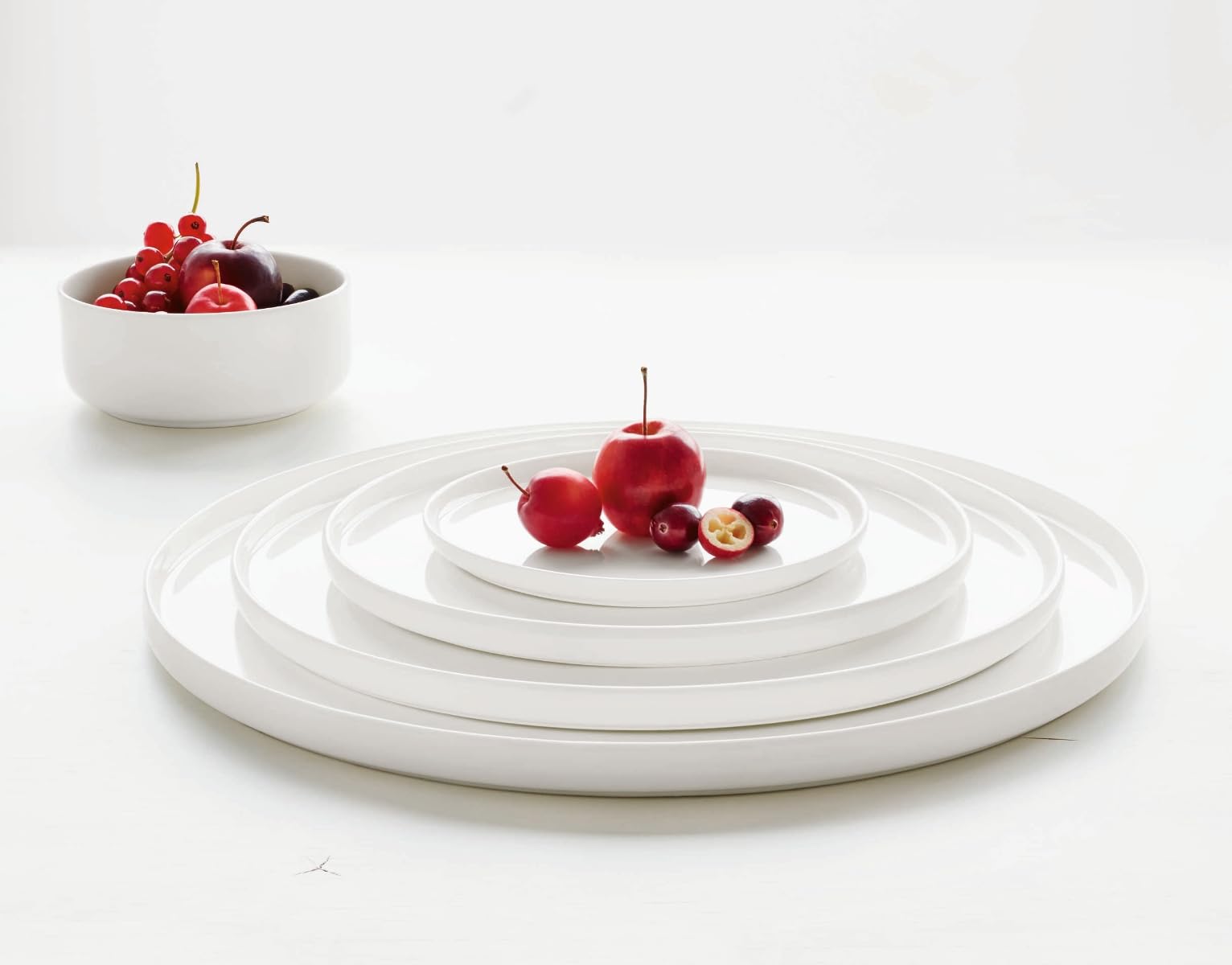 ASA 2033013 Oco Essteller, Porzellan, Weiß, 27 x 27 x 2 cm Küche, Haushalt & Wohnen