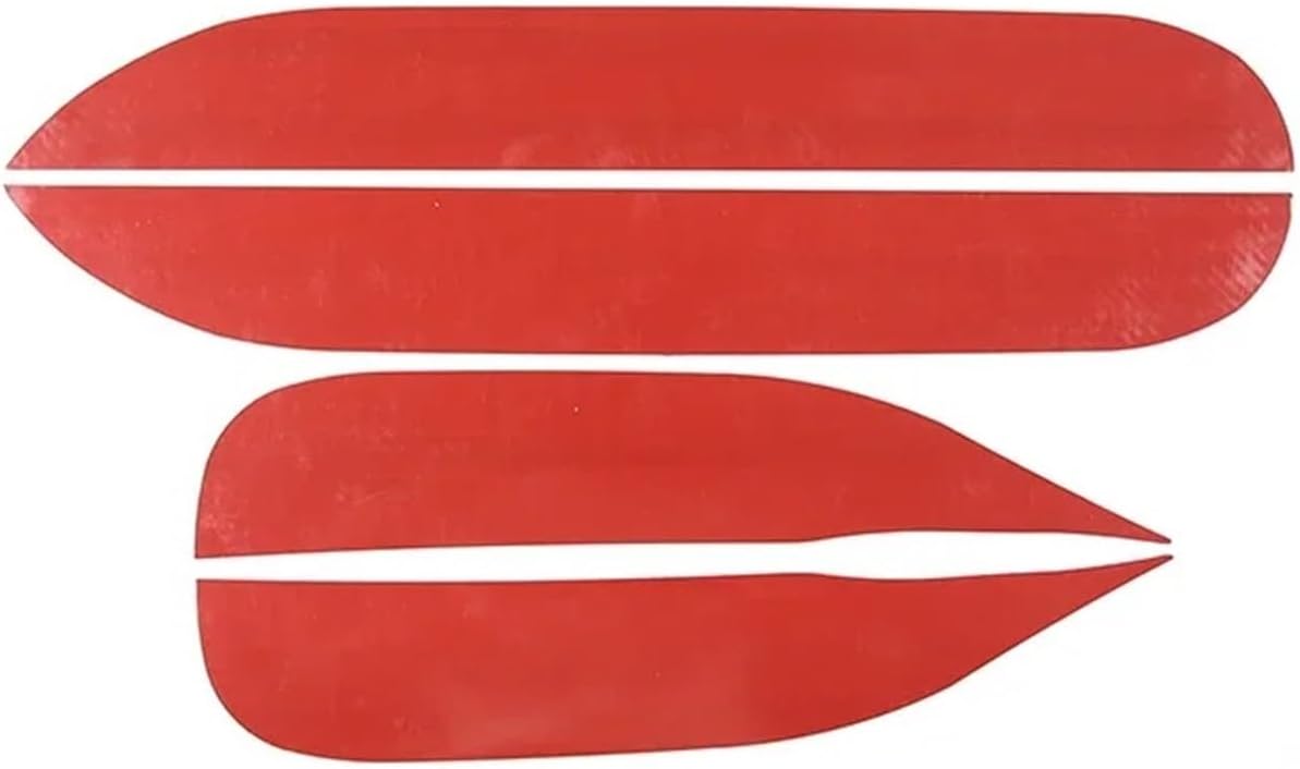 4Pcs Car Inner Front Rear Door Panel Kick Cover Sticker Compatible with Ford Maverick 2022 Soft Carbon Fiber Accessories