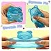 Jelly Filled Gummy Bear Squishy Toy, Sensory Squishy Toy with Jelly-Like Filling, Squishy Stress Relief & Sensory Fun (Blue)