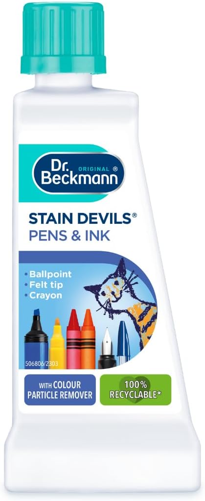 Dr. Beckmann Stain Devils Pen & Ink | With colour particle remover | 50ml