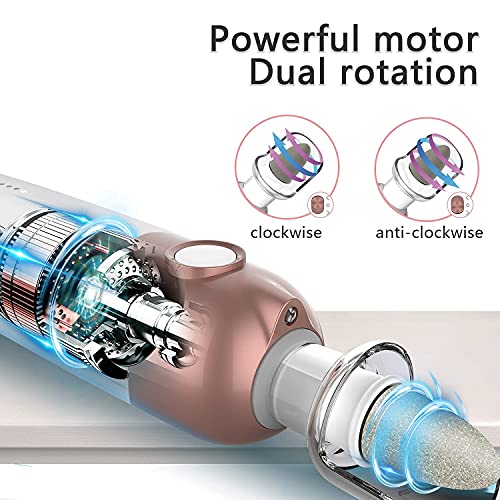 Professional Manicure Pedicure Kit, Electric Nail File Set, Cordless Electric Nail Drill Machine, 5 Speeds Hand Foot Care Tool For Nail Grind Trim Polish #TOP6