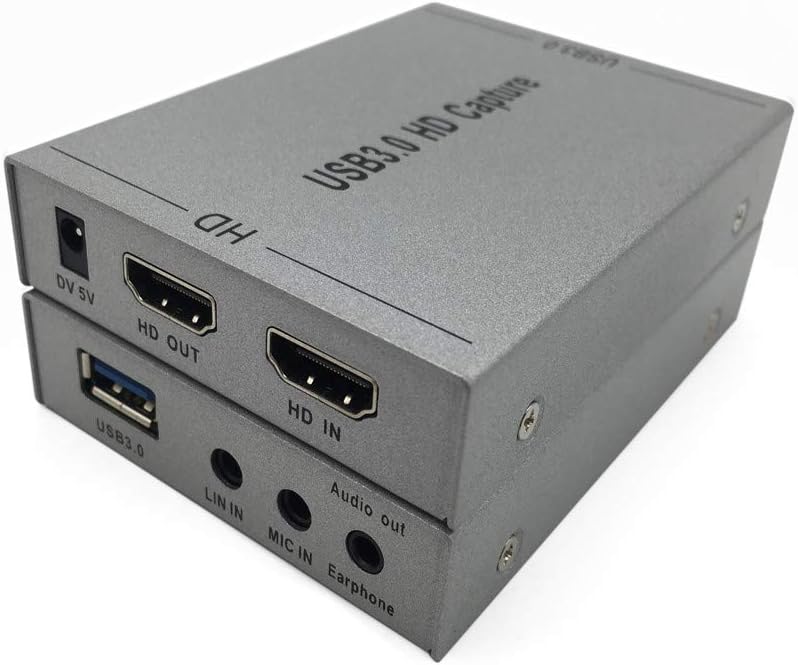 USB 3.0 Video Game Capture Card for Live Stream Broadcast Box Game Capture Box