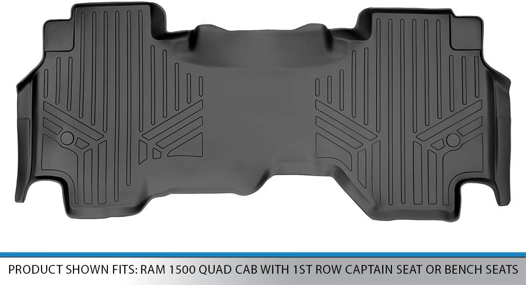 MAXLINER Custom Fit Floor Mats 2nd Row Liner Compatible with 2019-2024 Ram 1500