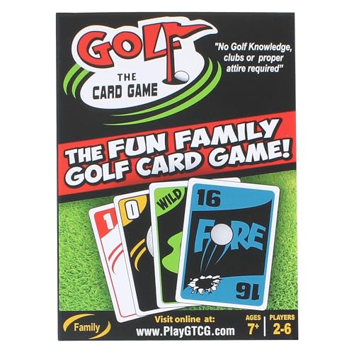 Image of Family Golf Card Game for Adults & Kids, 2-6 Players