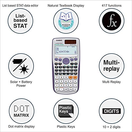 Image of (Refurbished) Casio FX-991ES Plus Scientific Calculator (White)