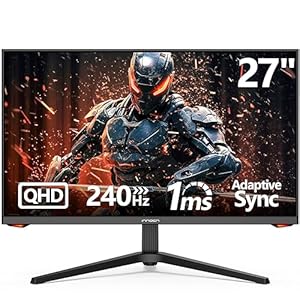 INNOCN 27G1S Gaming Monitor 27 Zoll QHD-Auflösung PC Bildschirm, 240Hz, 1ms Reaktionszeit, VA Panel, FreeSync, HDMI, DP, Höhenverstellbarer für Laptop, Mac, Xbox