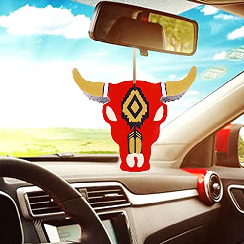 Yilin Cow Car Freshie Molds Supplies, 6.3'' X 5.3'' 1.2'' Large Bull Skull Silicone Mold Making For Aroma Beads Freshies, Oven Safe Diy Handmade Epoxy Resin ,Soap, Candle, Clay, Clear, Xl (180007) #TOP1