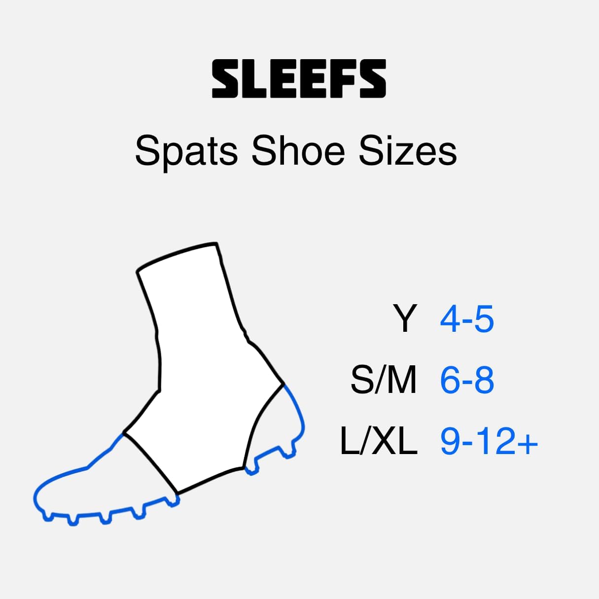 SLEEFS Football Spats/Cleat Covers for Secure Laces, Fits Any Cleats image 3