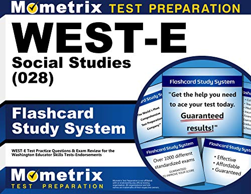 West-e Social Studies 028 Flashcard Study System: West-e Test Practice Questions & Exam Review for the Washington Educator Skills Tests-endorsements