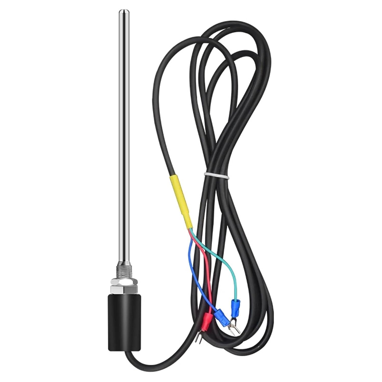 Thermocouple Temperature Sensor Thread M12 K PT100 Line Length 1/2/4/5M Controller Screw 200mm 1Pcs(K 4M)
