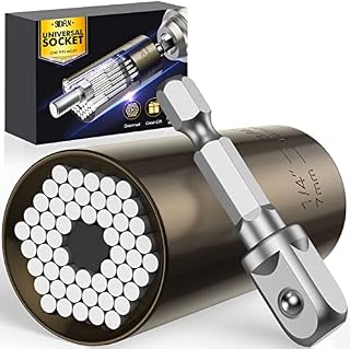 Gifts for Men Universal Socket - Men Women Gifts DIY Tools Wrench Gadgets for Dad, Handy Tools Valentines Gifts for Him Her, Little Tools Birthday Presents Gifts, Christmas Gifts Stocking Fillers