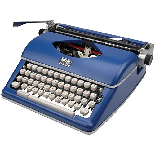 Royal 79106B Klassische manuelle Schreibmaschine, Blau