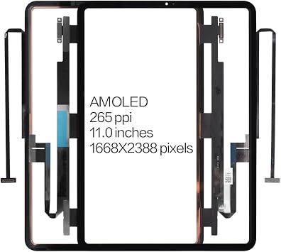 A-MIND for iPad Pro 11 1st Gen 2018 /2nd Gen Touch Screen Digitizer Panel Glass Screen Replacement (A2013 A1934 A1980 A1979/A2068 A2230 A2228 A2231) with Tools