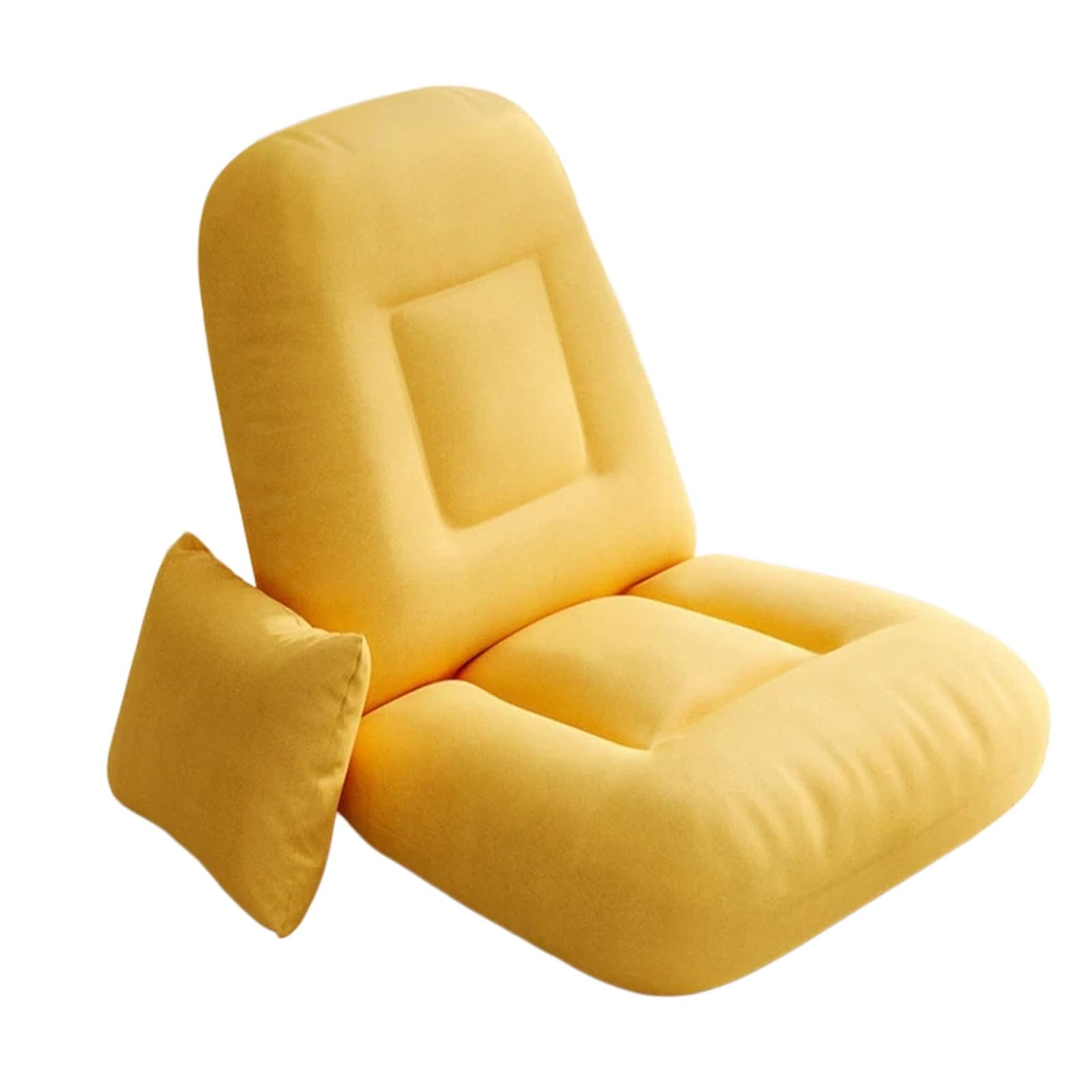 WQQYU6HKF sofa chair Folding Lazy Sofa Tatami Bed Backrest Chair for Sleeping Small Floor Bedroom living room chair(Yellow)