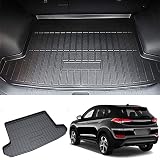 Kaungka Cargo Liner Rear Cargo Tray Trunk Floor Mat 2018-2021 Waterproof Protector for 2016 2017 Hyu