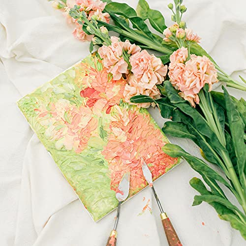 Viesap Tele per Dipingere, 3 PCS Art Tela Bianca