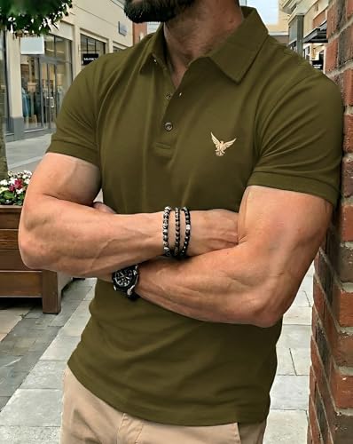 Image of AUSK Polo T-Shirt for Men || Half Sleeves Neck Polos Men Tshirt