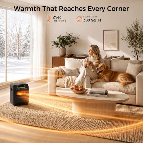 Image of RealSmart 1500W Infrared Space Heater for Indoor Use