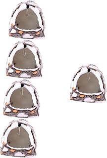 BESTOYARD 5 Pçs Hamster Pendurado Rede Aconchegante Casa De Hamster Hamster Suprimentos Ouriço Velo Gaiola Rede Acessórios Chinchila Rede Inverno Pet Casa Brinquedo Flanela Algodão Pequeno