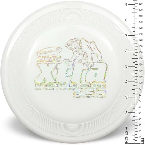 Miniatura 2 de Hero Disc USA Xtra 235 Freestyle - Frisbee para perro, juguete para perros al aire libre y frisbee para mascotas, disco volador para perros de