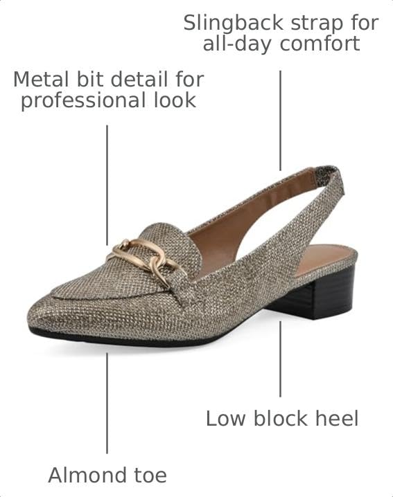 Image of WHITE MOUNTAIN Women's Boreal Low Block Loafer Heel