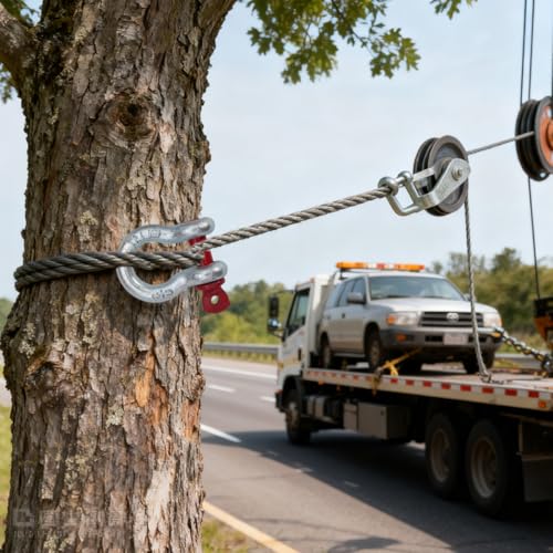 Manilles à anneau en D très résistantes pour éliminer le risque d'arrachement