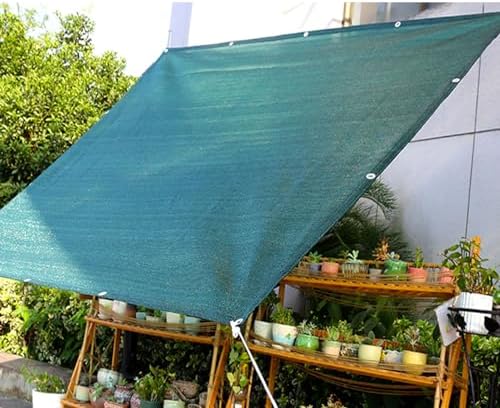 40% Sunblock Shade Cloth for Plants Outdoor Garden Shading Net Balcony Flower Canopy Green Fabric Mesh (2.5x4m 8.2x13.1ft)