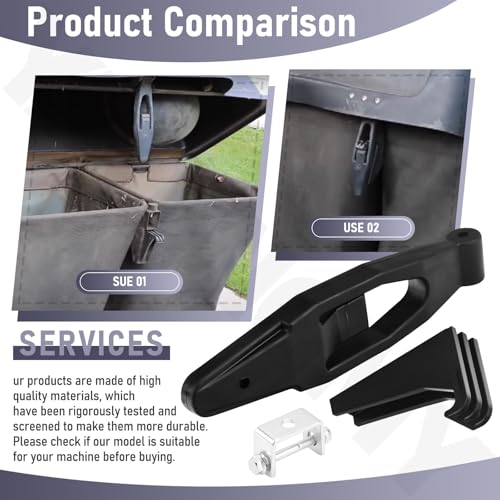 2 Sets of 1-653404 & 1-653403 Catch Latch Kit for Ex-Mark Toro Latches by YAQINGMY - Used condition - Image 5