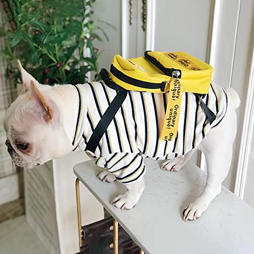 camiseta para cachorro - Roupas de cachorro de algodão respirável,Roupas leves para cachorros de ano