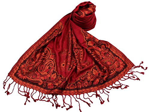 Étole viscose unie SHANKARA foulard long femme imprimé floral N16