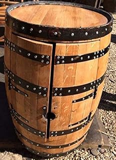 Cheeky Chicks Recycled Solid Oak Whisky Barrel Alfie Drinks Cabinet