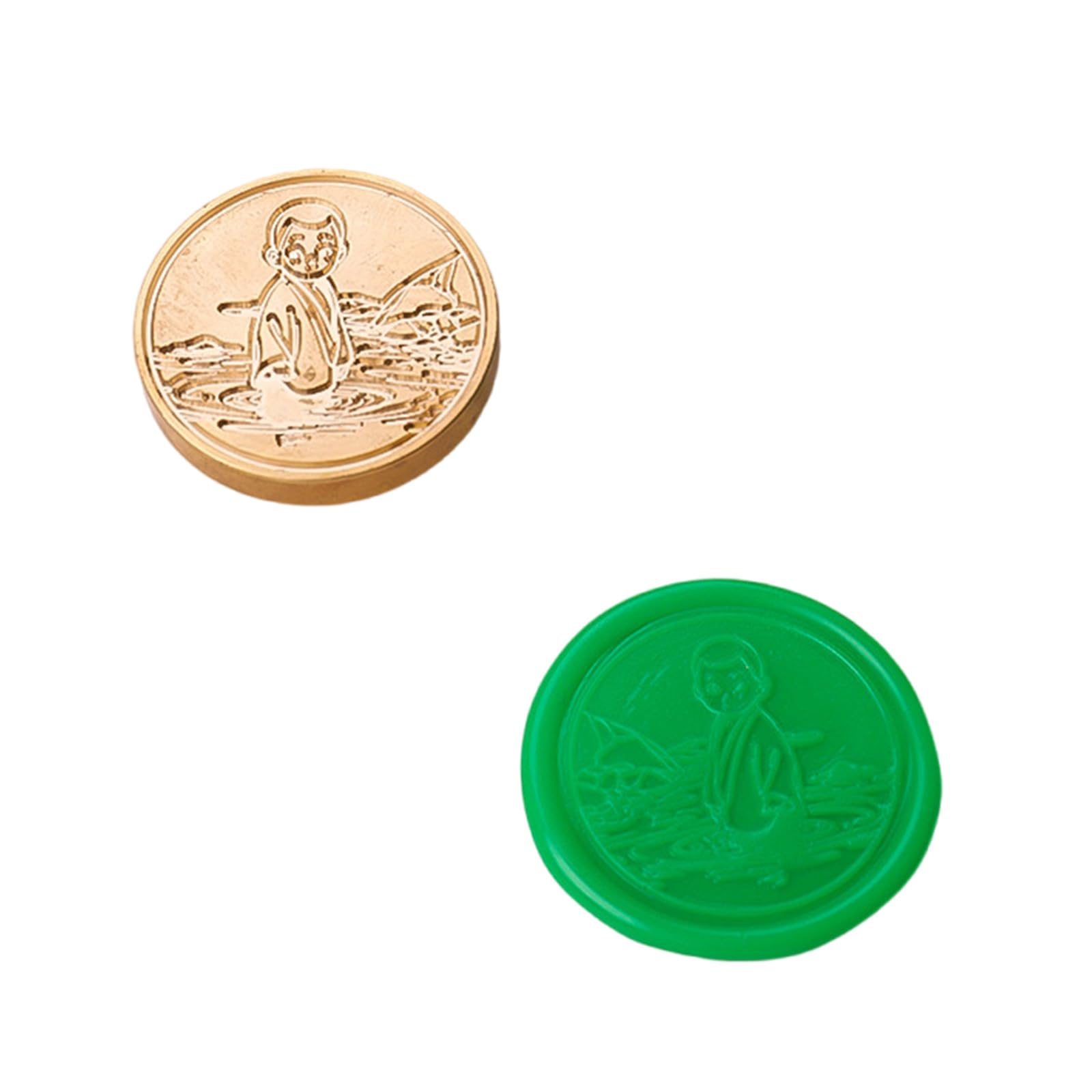 Xjdzineq Antique Embossed Seal Stamp for Envelope Invitations Wedding Christmas Metal Head for Scrapbooking Envelope Sealing