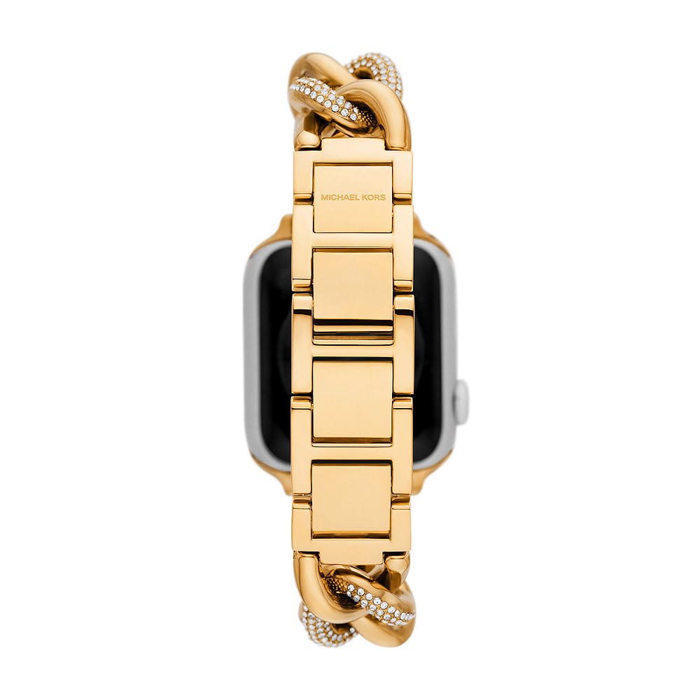 Michael Kors damski pasek ze stali nierdzewnej lub octanu kompatybilny z Apple Watch® 38 mm/40 mm/41 mm