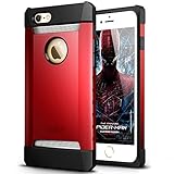 ESR Case for iPhone 6/6s, Three Layer Heavy Duty Shockproof Protective Case [Free Screen Protector] [Metal Design] [Matte Silicone Back + Thickened TPU Bumper] for iPhone 6/6s 4.7