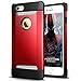 iPhone 6/6s Case, ESR Three Layer Heavy Duty Shockproof Protective Case [Free Screen Protector] [Metal Design] [Matte Silicone Back + Thickened TPU Bumper] for iPhone 6/6s 4.7"- Red