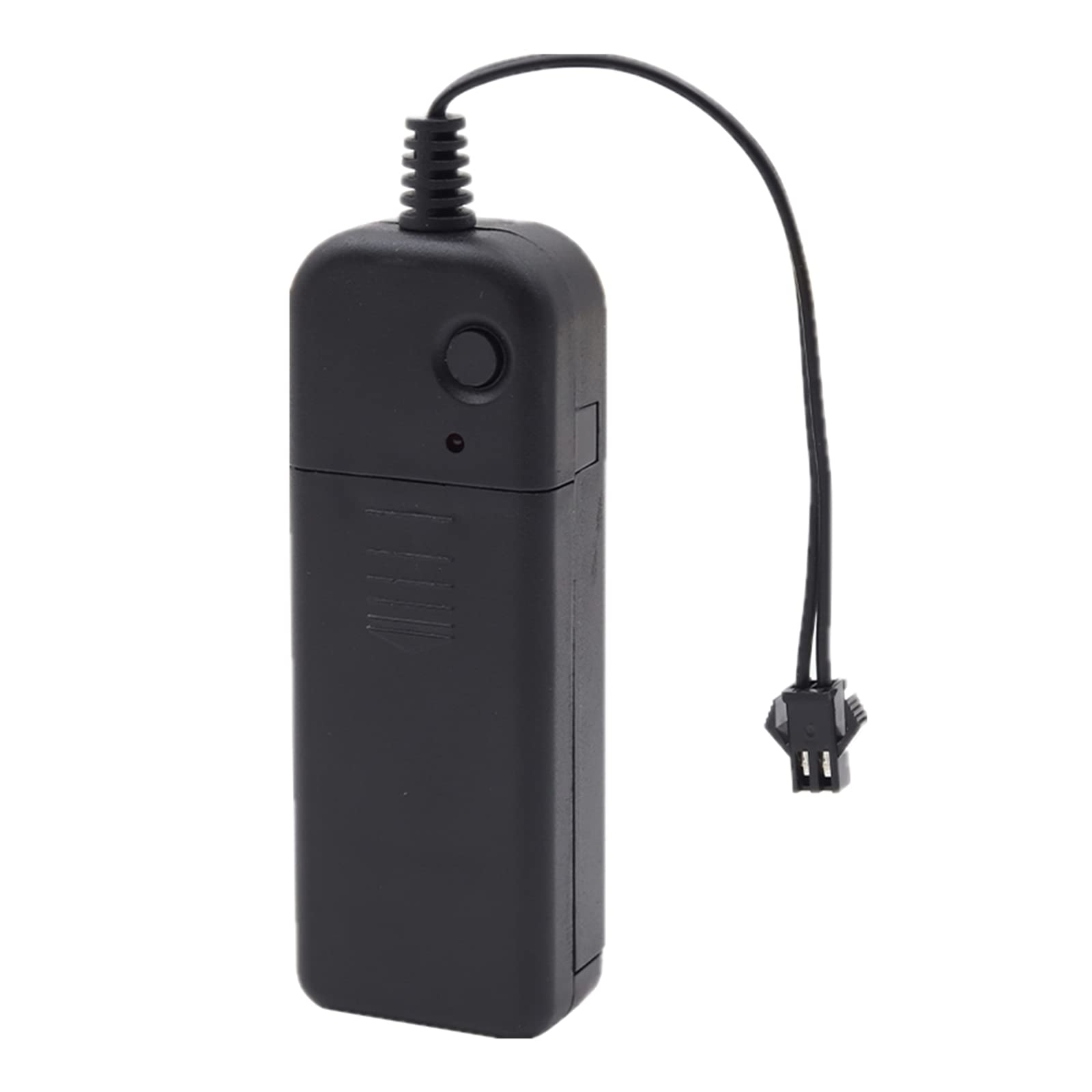 EL Wire Battery Case Replacment, 2-Pin Power Controller Battery Box for EL Electroluminescent Wire Light kit (No Battery)