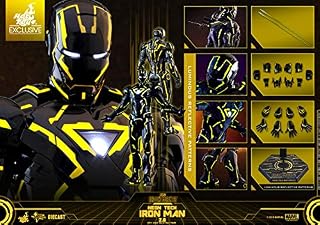 Hot Toys Movie Masterpiece - Iron Man 2 - Mark VI (6) Neon