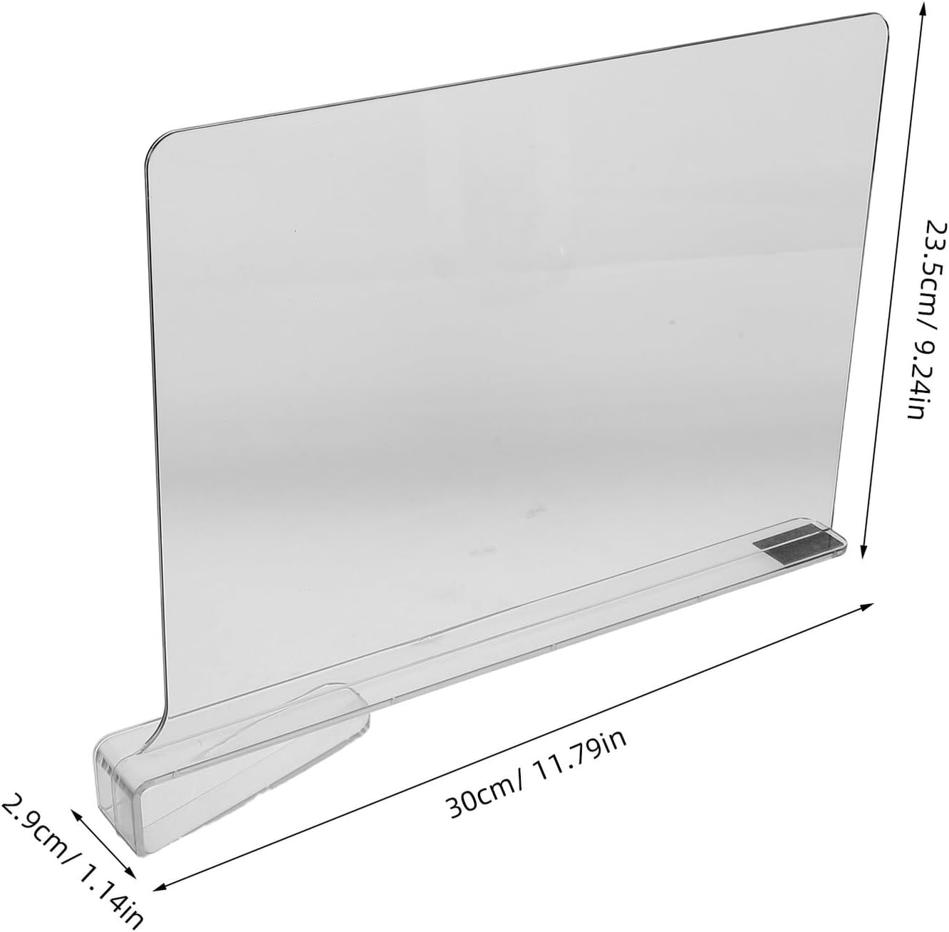 Acrylic Wardrobe Shelf Dividers 6pcs Pet Closet Organizers for Clothes Separation and Home Storage Optimization