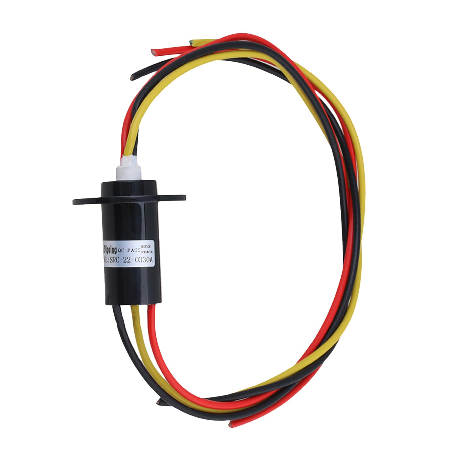 3 Wires Current Conductors Circuits Slip Ring 250Rpm 240V AC/D 30A Power Collector Ring 22mm-image-26