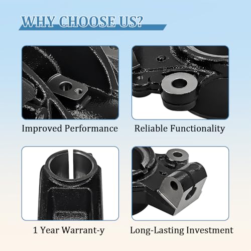 BR5S33021A Front Right Steering Knuckle w/ABS Compatible with Mazda 3 GX/GS/i Sedan 2.0L For Mazda 3 Mazdaspeed Hatchback Turbocharged 2.3L 2007-2009 by Looklardy - Image 5