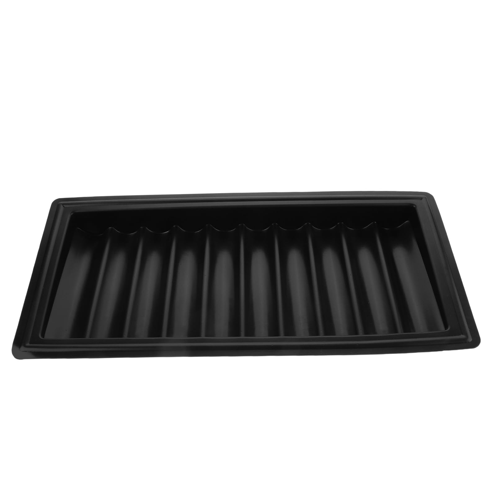 Garneck Bandeja Transparente para Fichas de Póker Acrílica Soporte Portátil para 500 Fichas Negras Estuche Multifuncional para Mesa de Póker y Accesorios de