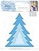 Produktbild Winter Wonderland Metall-Stanze. Metallstanzschablone - traditioneller Baum silber