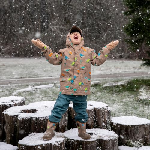 Image of JAN & JUL Waterproof Fleece Lined Rain Jacket, Raincoat for Toddlers and Kids